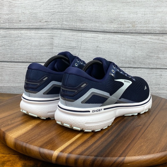 Brooks Ghost 15 Peacoat Pearl Salt Air Running Shoes 1203801B450 Women Size 11.5 - Picture 5 of 12